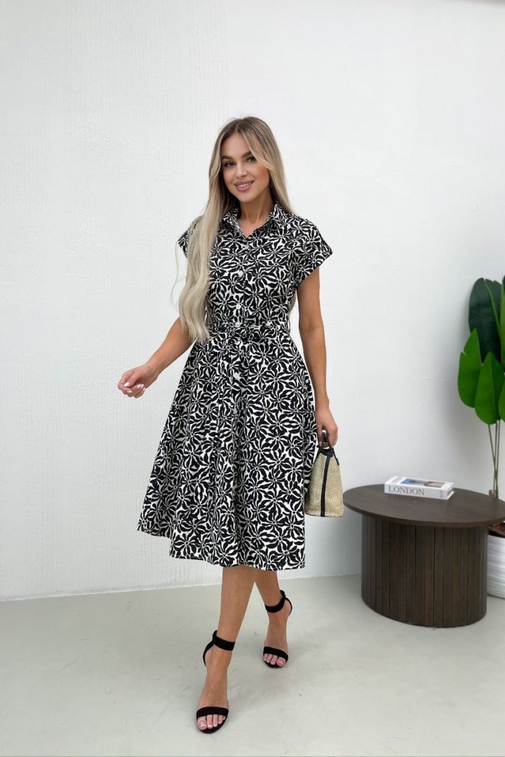 Нежное платье на пуговицах MIK-2444A520