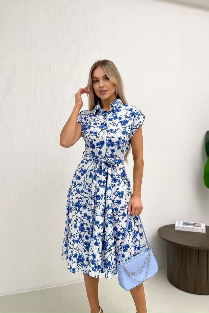 Нежное платье на пуговицах MIK-2444A520