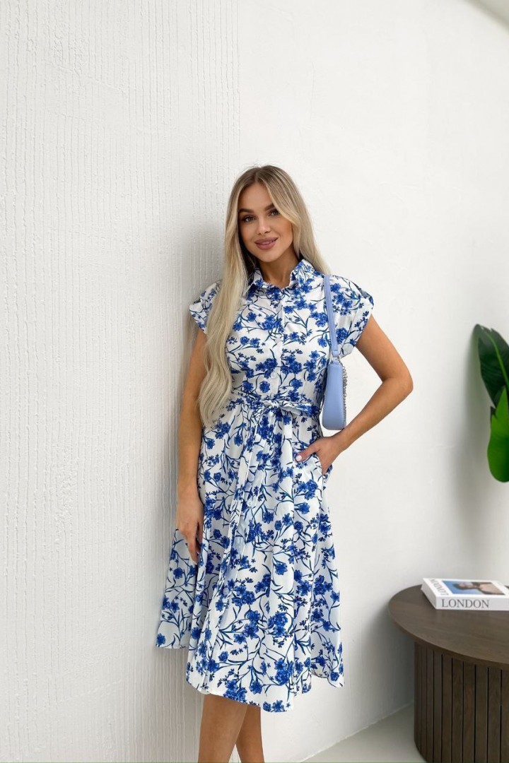 Нежное платье на пуговицах MIK-2444A520