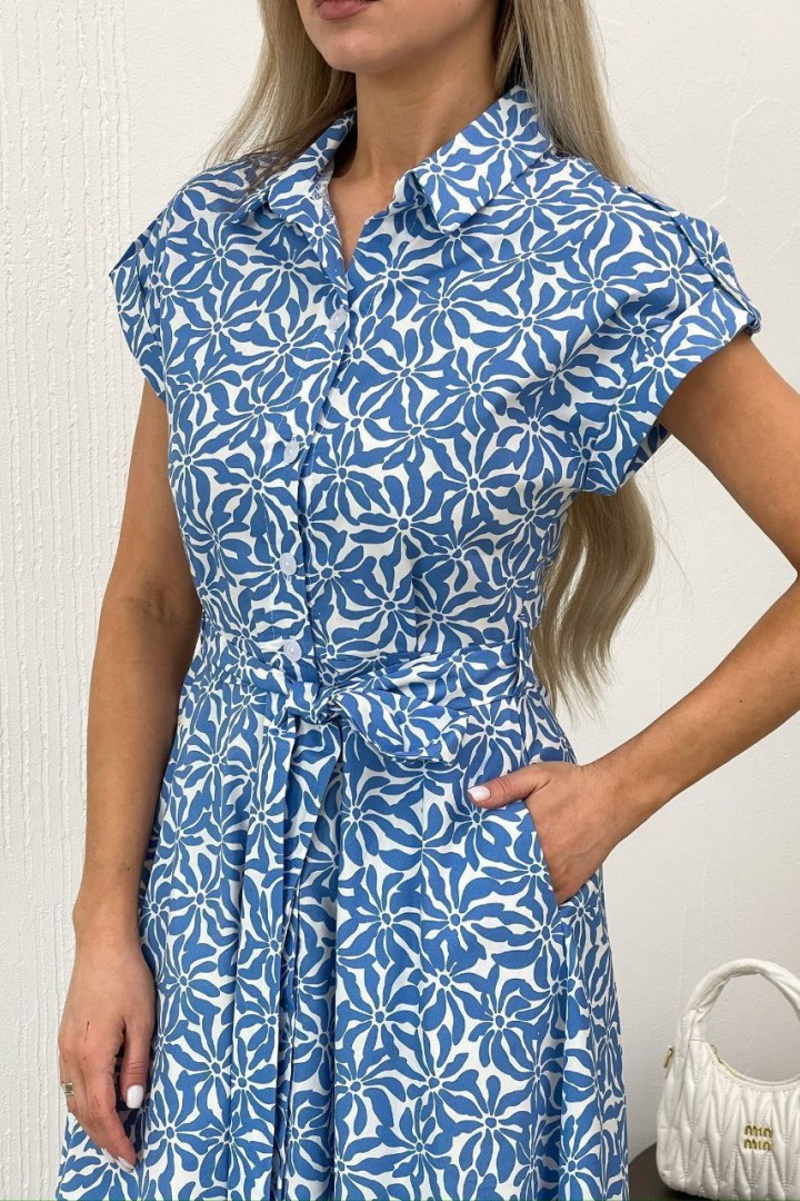 Нежное платье на пуговицах MIK-2444A520