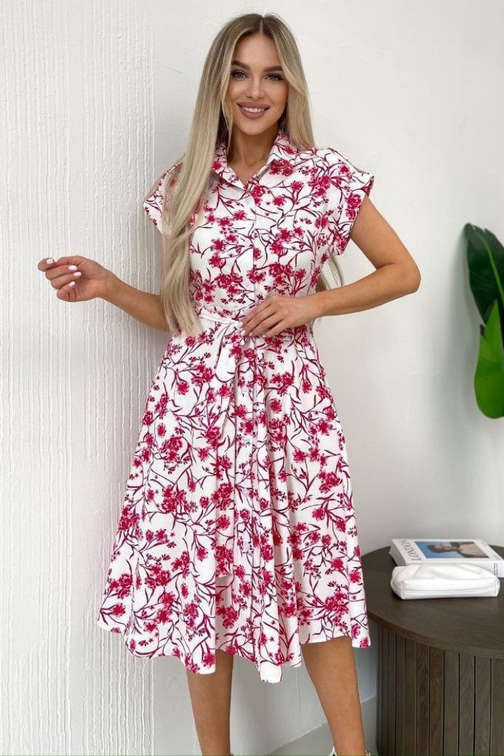 Нежное платье на пуговицах MIK-2444A520