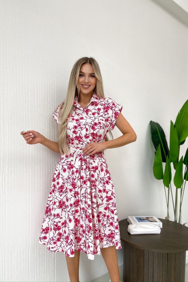 Нежное платье на пуговицах MIK-2444A520