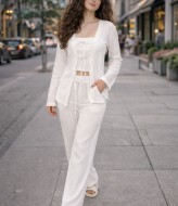 Костюм двійка штани і сорочка на завʼязках MIK-1613A520