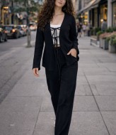 Костюм двійка штани і сорочка на завʼязках MIK-1613A520