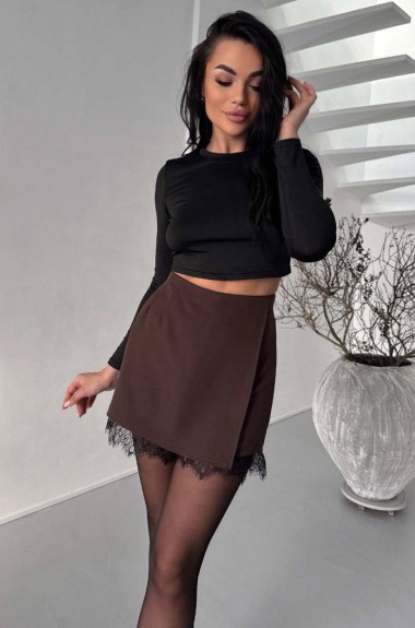 Юбка-шорты с кружевом MIK-2500A250