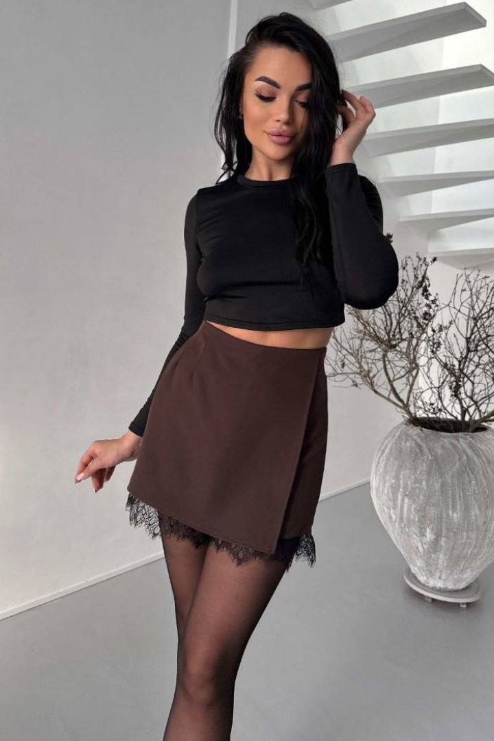 Юбка-шорты с кружевом MIK-2500A250