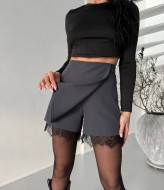 Юбка-шорты с кружевом MIK-2500A250