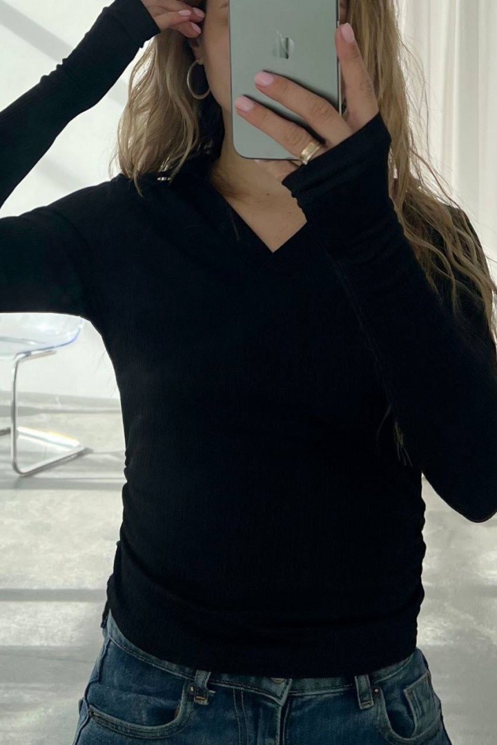 Лонгслив с V-образным вырезом MIK-5143A150