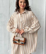 Платье-рубашка оверсайз UNO-049A600