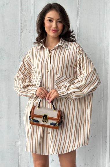 Платье-рубашка оверсайз UNO-049A600