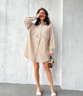 Платье-рубашка оверсайз UNO-049A600