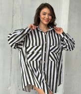 Платье-рубашка оверсайз UNO-049A600