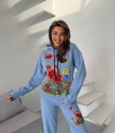 Спортивний костюм з квітами VMS-0151A1400