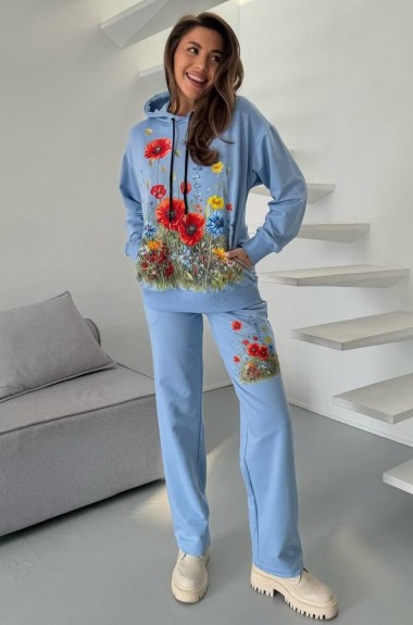 Спортивный костюм с цветами VMS-0151A1400