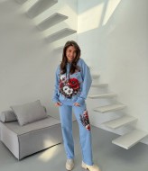 Спортивний костюм з квітами VMS-0151A1400