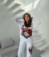 Спортивний костюм з квітами VMS-0151A1400