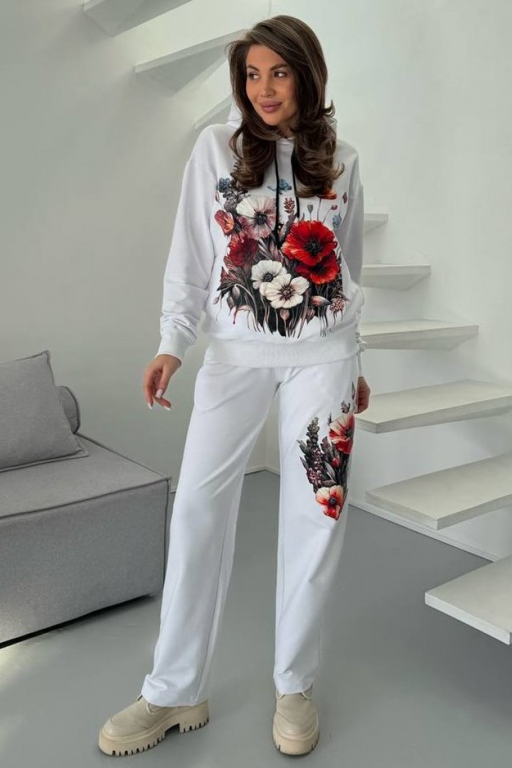 Спортивний костюм з квітами VMS-0151A1400