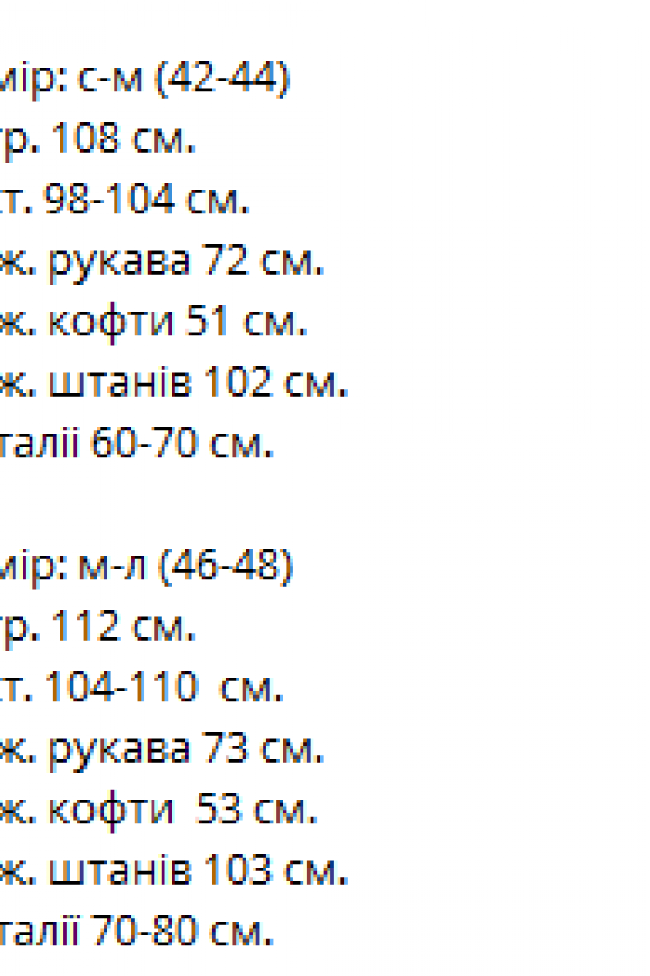 Спортивный костюм VM-10534A480