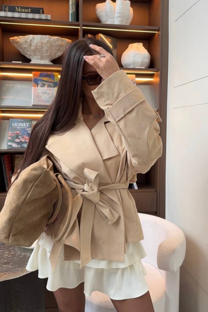 Тренч з поясом ANN-579A580