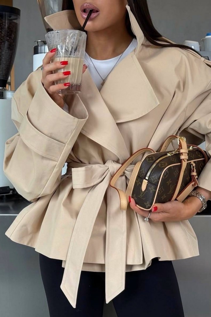 Тренч з поясом ANN-579A580