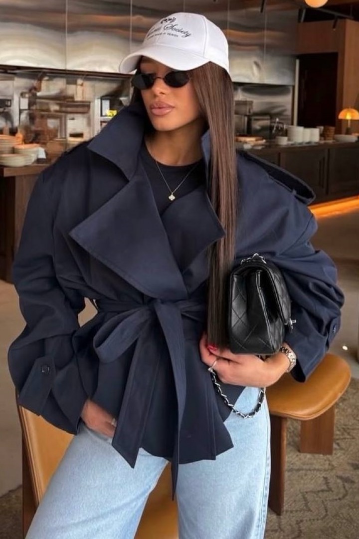 Тренч з поясом ANN-579A580