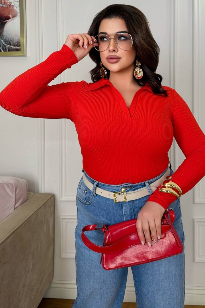 Яркий лонгслив AB-1859A8