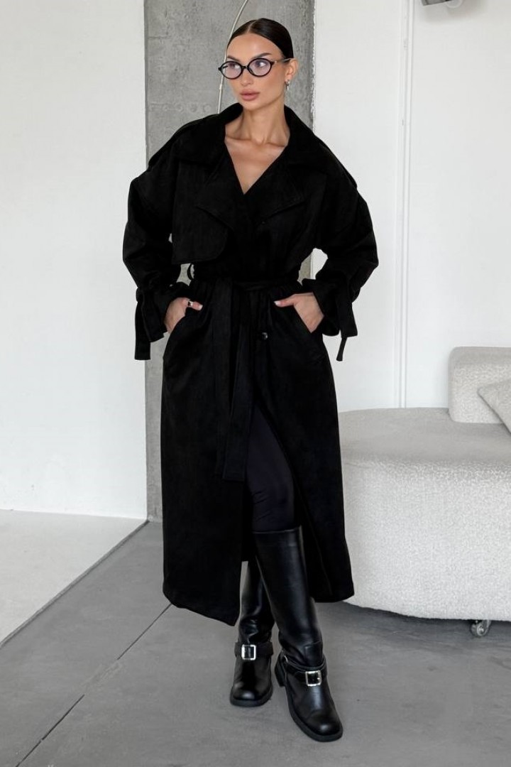 Замшевый тренч LID-631A71400