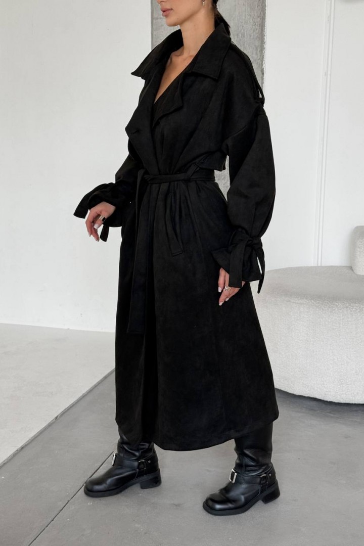 Замшевый тренч LID-631A71400