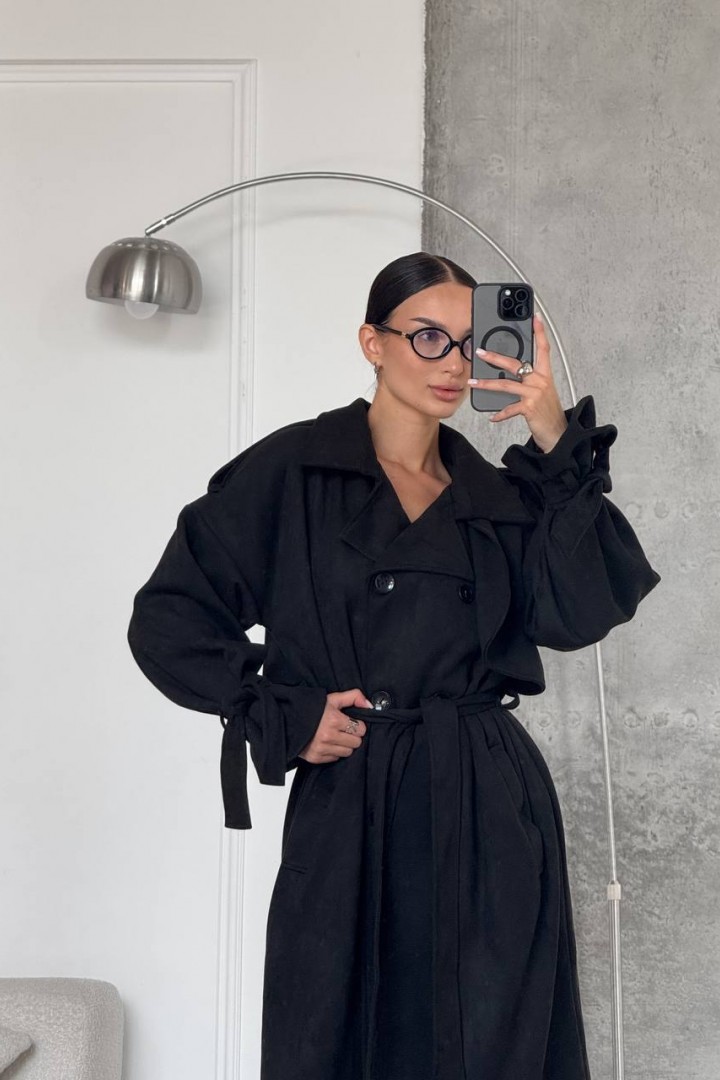 Замшевый тренч LID-631A71400