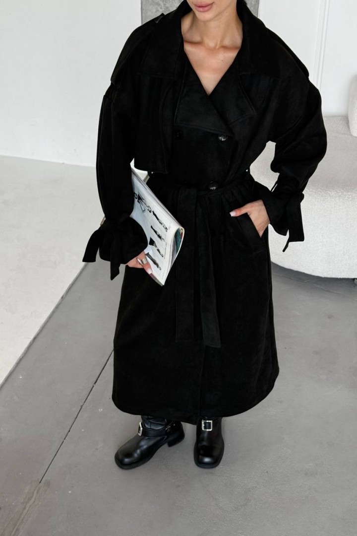 Замшевый тренч LID-631A71400