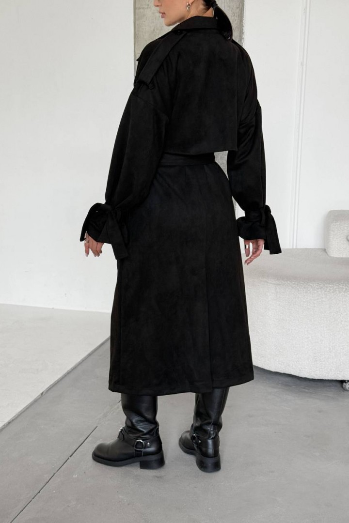 Замшевый тренч LID-631A71400