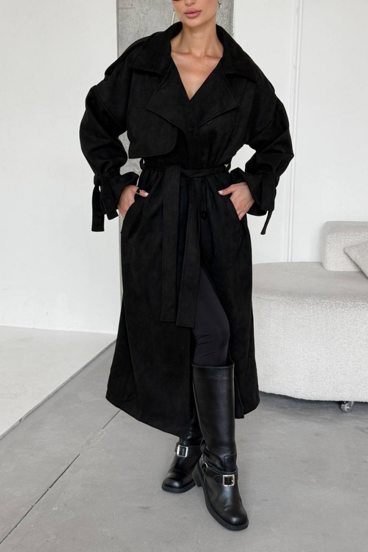 Замшевый тренч LID-631A71400