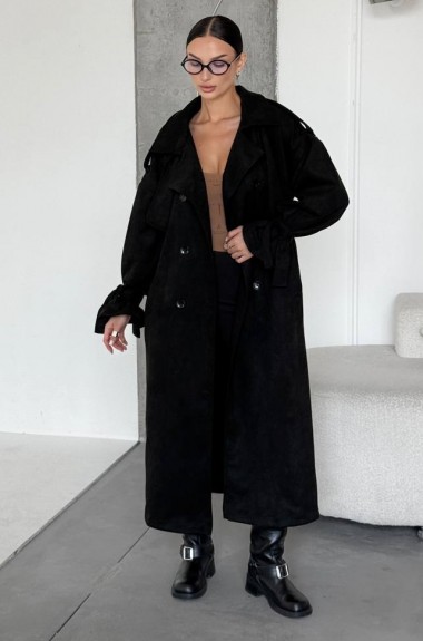 Замшевый тренч LID-631A71400