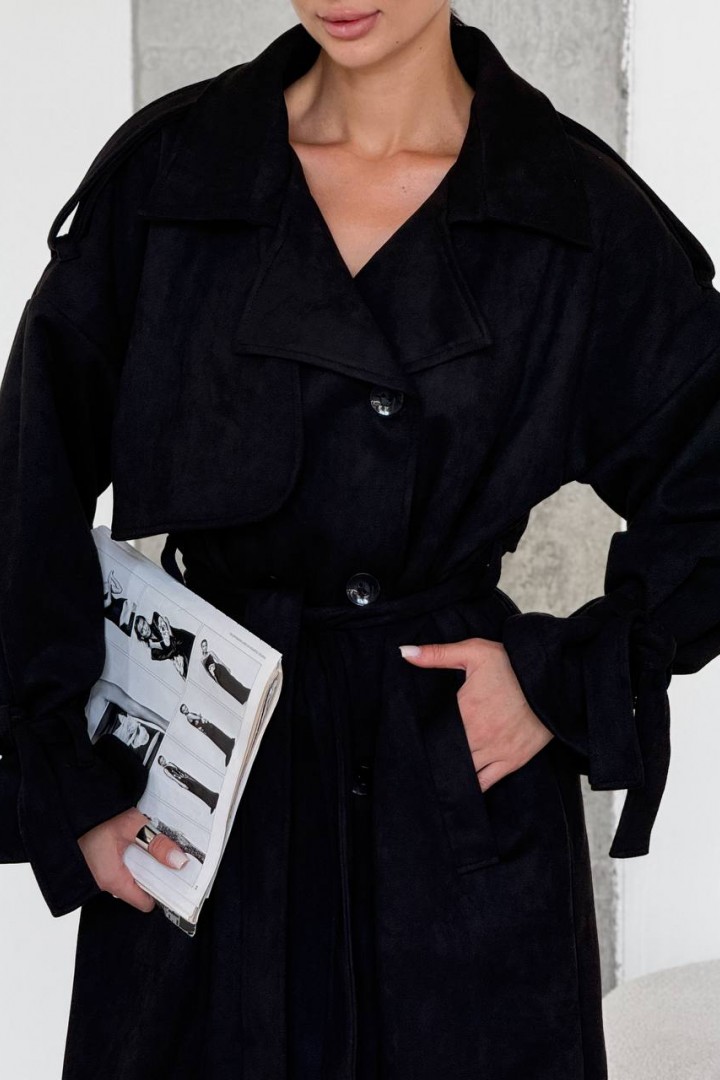 Замшевый тренч LID-631A71400