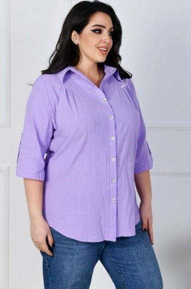Рубашка лен женская ALI-4223A500