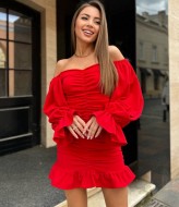 Нарядное платье с длинным рукавом MV-825A750