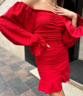 Нарядное платье с длинным рукавом MV-825A750