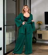 Шелковый брючный костюм женский EY-664A22B27