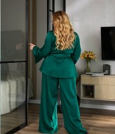 Шелковый брючный костюм женский EY-664A22B27