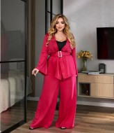 Шелковый брючный костюм женский EY-664A22B27