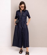 Джинсовое платье длинное  LID-897A1100