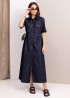 Джинсовое платье длинное LID-897A1100