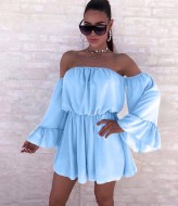 Короткое шифоновое платье  YLM-632A500