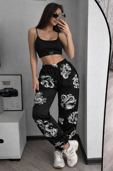 Костюм топ и джоггеры VIVI-308A650