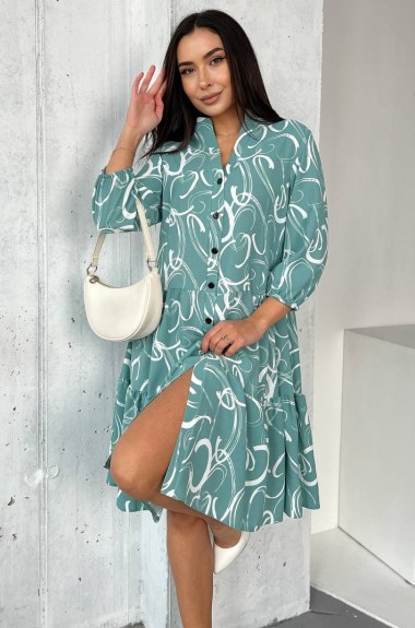 Платье с принтом NOB-26022A450