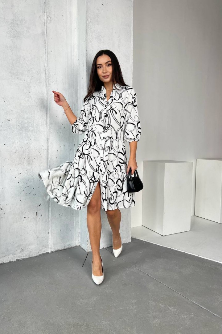 Платье с принтом NOB-26022A450