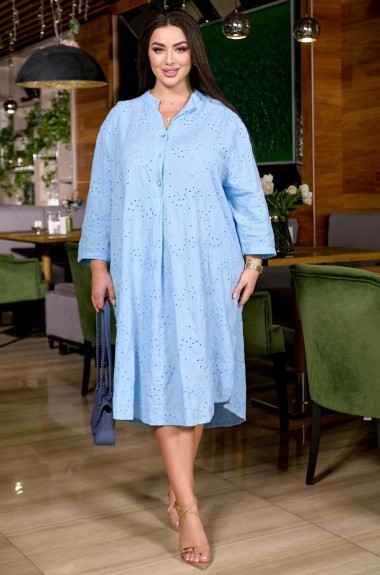 Платье на пуговицах MAX-2036A1150