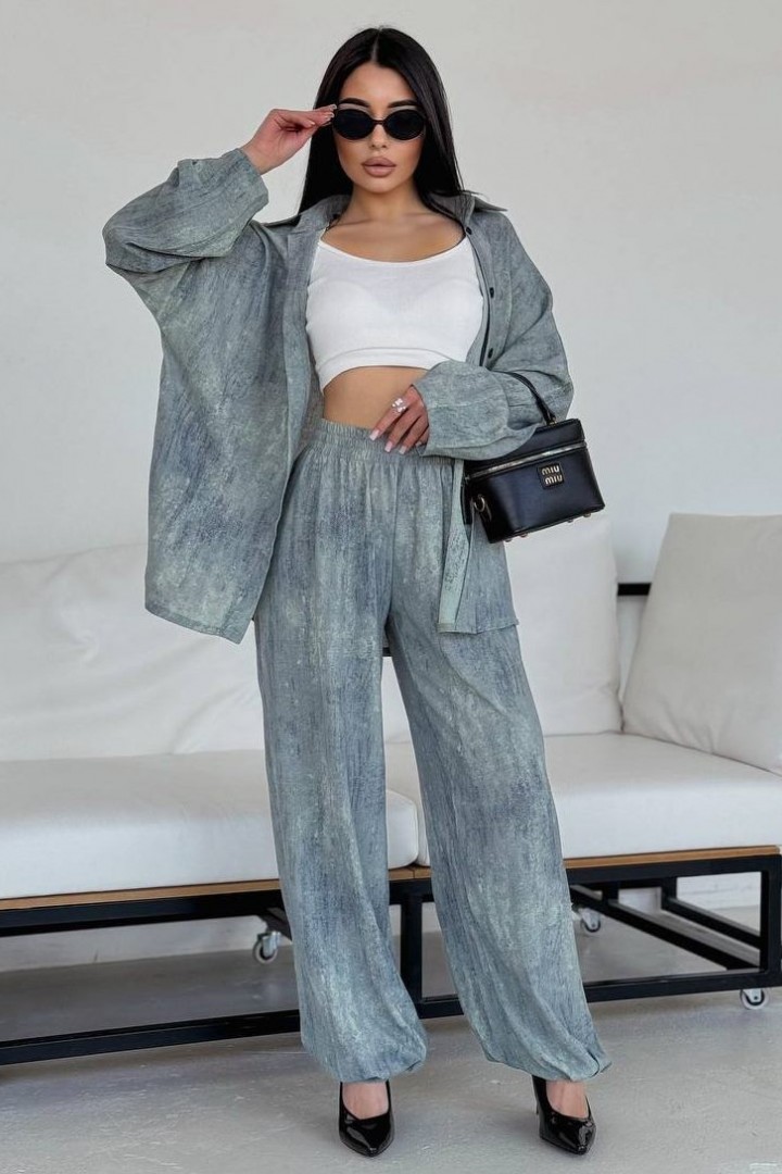 Костюм двойка рубашка и брюки TS-444.3A550