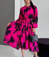 Повседневное платье с поясом TS-436.4A450