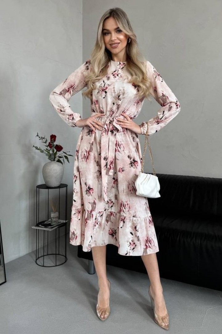 Платье с цветочным принтом TS-438.2A430